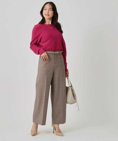 COUP DE CHANCE / クードシャンス パンツ | 【手洗い可】ストレートワイドパンツ | 詳細18