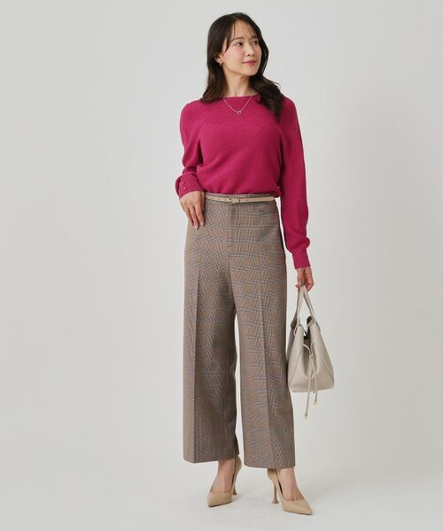 COUP DE CHANCE / クードシャンス パンツ | 【手洗い可】ストレートワイドパンツ | 詳細19