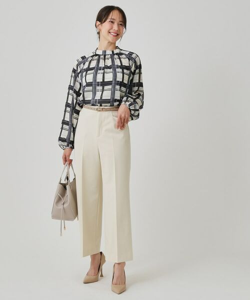 COUP DE CHANCE / クードシャンス パンツ | 【手洗い可】ストレートワイドパンツ | 詳細2