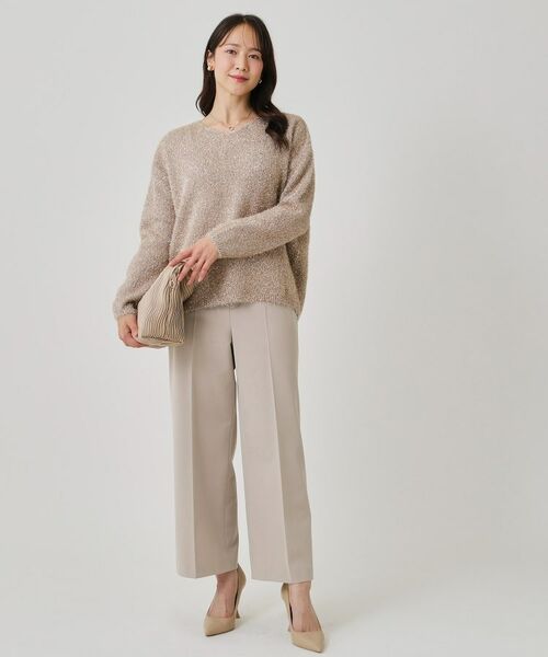 COUP DE CHANCE / クードシャンス パンツ | 【手洗い可】ストレートワイドパンツ | 詳細9