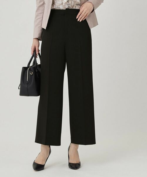 COUP DE CHANCE / クードシャンス パンツ | 【手洗い可】ストレートワイドパンツ | 詳細1