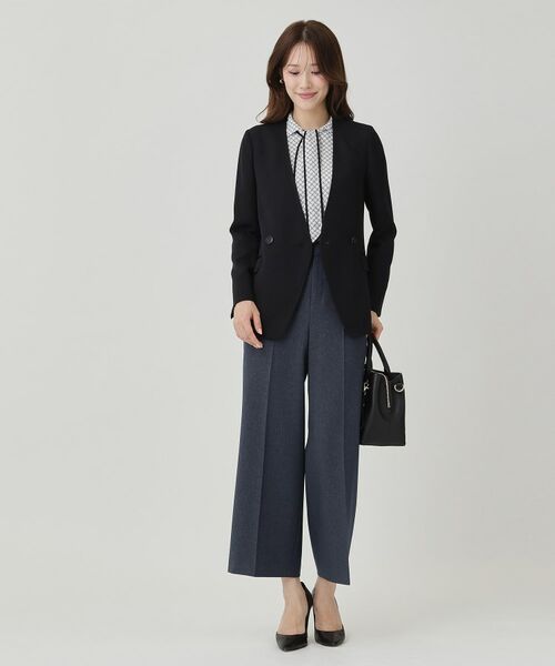 COUP DE CHANCE / クードシャンス パンツ | 【手洗い可】ストレートワイドパンツ | 詳細10