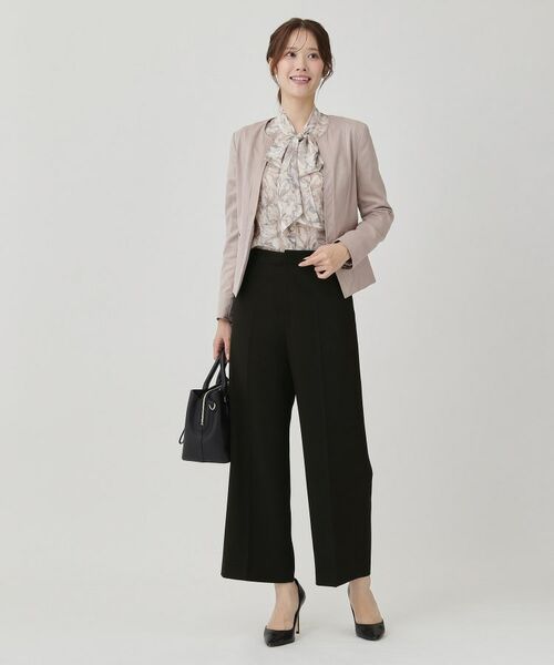 COUP DE CHANCE / クードシャンス パンツ | 【手洗い可】ストレートワイドパンツ | 詳細2