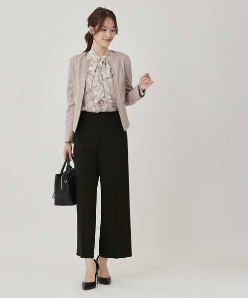 COUP DE CHANCE / クードシャンス パンツ | 【手洗い可】ストレートワイドパンツ | 詳細3