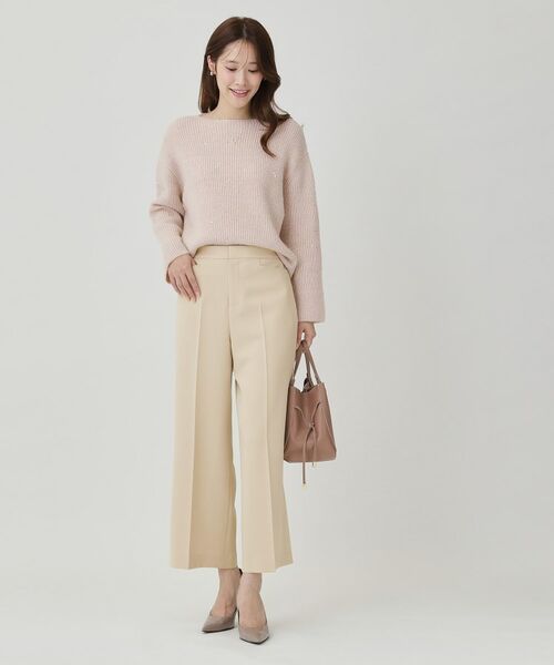 COUP DE CHANCE / クードシャンス パンツ | 【手洗い可】ストレートワイドパンツ | 詳細6