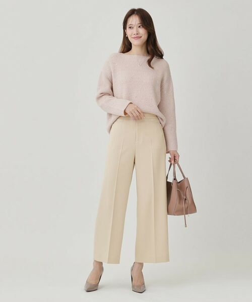 COUP DE CHANCE / クードシャンス パンツ | 【手洗い可】ストレートワイドパンツ | 詳細7