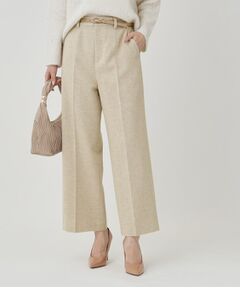 COUP DE CHANCE / クードシャンス パンツ | 【日本製】ラメ入りツイードパンツ