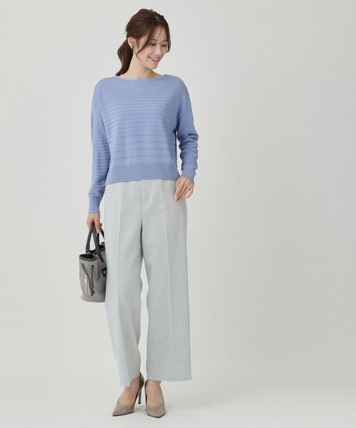 COUP DE CHANCE / クードシャンス パンツ | 【日本製】ラメ入りツイードパンツ | 詳細14