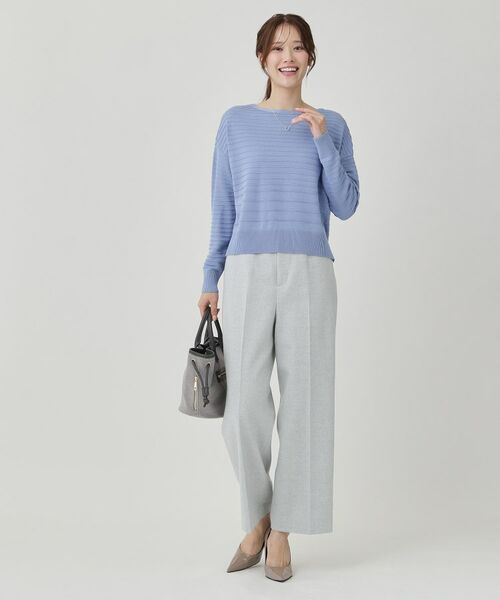 COUP DE CHANCE / クードシャンス パンツ | 【日本製】ラメ入りツイードパンツ | 詳細15