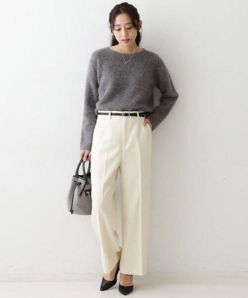 COUP DE CHANCE / クードシャンス パンツ | 【日本製】ラメ入りツイードパンツ | 詳細20