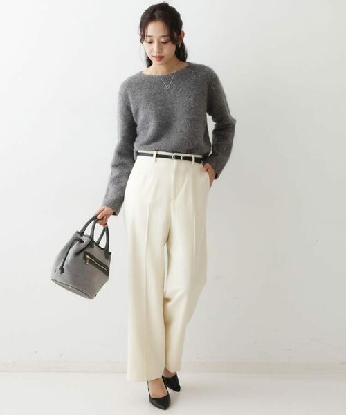 COUP DE CHANCE / クードシャンス パンツ | 【日本製】ラメ入りツイードパンツ | 詳細22