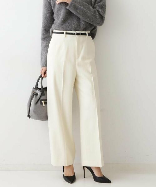 COUP DE CHANCE / クードシャンス パンツ | 【日本製】ラメ入りツイードパンツ | 詳細23