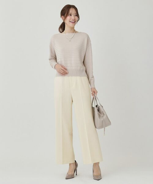 COUP DE CHANCE / クードシャンス パンツ | 【日本製】ラメ入りツイードパンツ | 詳細3