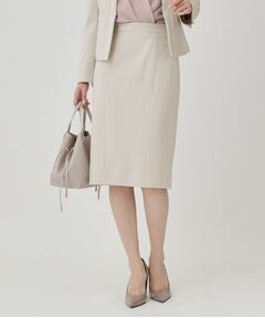 COUP DE CHANCE / クードシャンス ミニ・ひざ丈スカート | 【日本製／セットアップ可】ジャージ素材タイトシルエットスカート