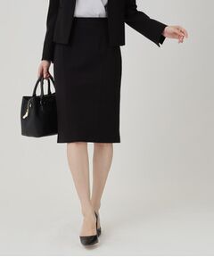 COUP DE CHANCE / クードシャンス ミニ・ひざ丈スカート | 【日本製／セットアップ可】ジャージ素材タイトシルエットスカート