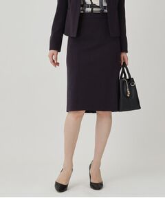 COUP DE CHANCE / クードシャンス ミニ・ひざ丈スカート | 【日本製／セットアップ可】ジャージ素材タイトシルエットスカート