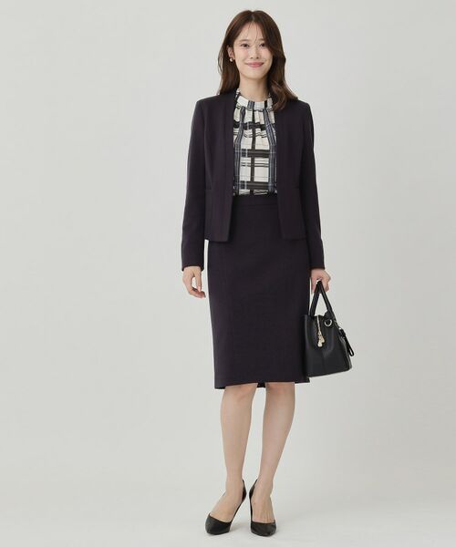 COUP DE CHANCE / クードシャンス ミニ・ひざ丈スカート | 【日本製/セットアップ可】ジャージ素材タイトシルエットスカート | 詳細10