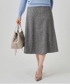 COUP DE CHANCE / クードシャンス スカート | 【日本製】ラメ混ツイードフレアースカート