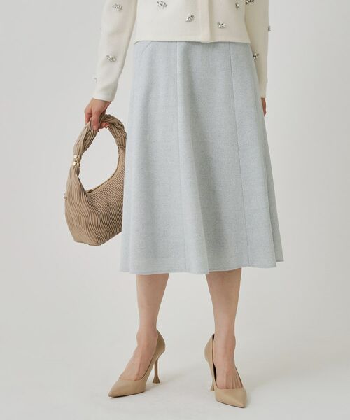 COUP DE CHANCE / クードシャンス スカート | 【日本製】ラメ混ツイードフレアースカート | 詳細13