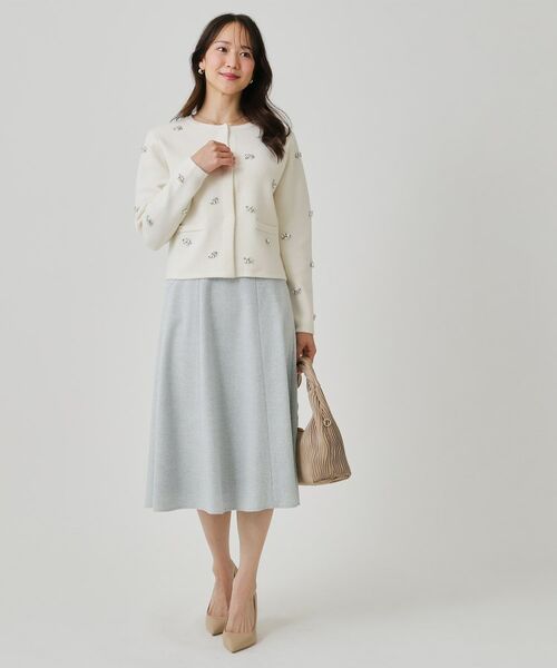 COUP DE CHANCE / クードシャンス スカート | 【日本製】ラメ混ツイードフレアースカート | 詳細14