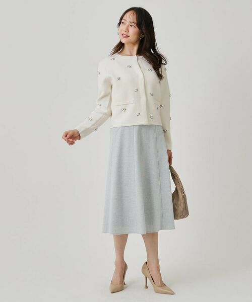 COUP DE CHANCE / クードシャンス スカート | 【日本製】ラメ混ツイードフレアースカート | 詳細15