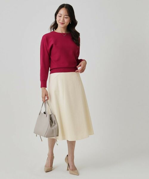 COUP DE CHANCE / クードシャンス スカート | 【日本製】ラメ混ツイードフレアースカート | 詳細2