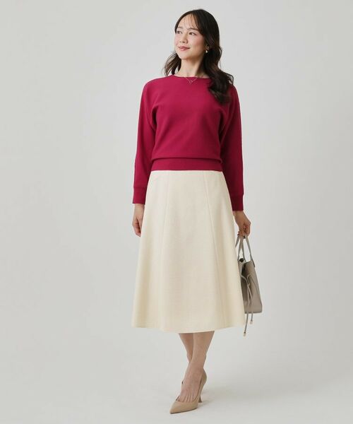 COUP DE CHANCE / クードシャンス スカート | 【日本製】ラメ混ツイードフレアースカート | 詳細3