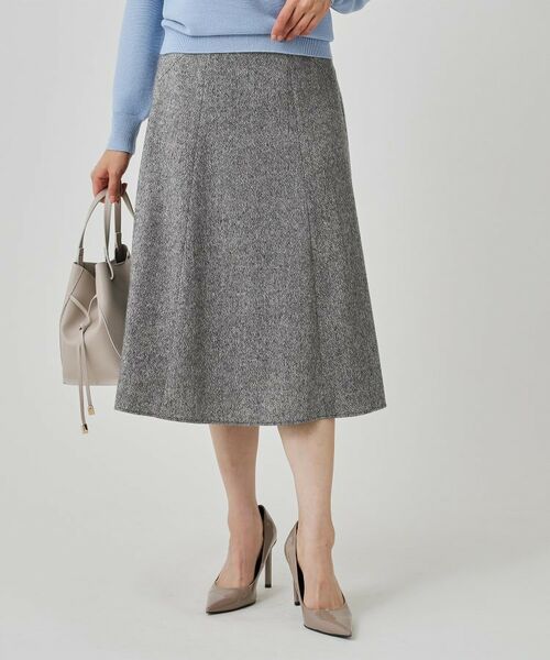 COUP DE CHANCE / クードシャンス スカート | 【日本製】ラメ混ツイードフレアースカート | 詳細5