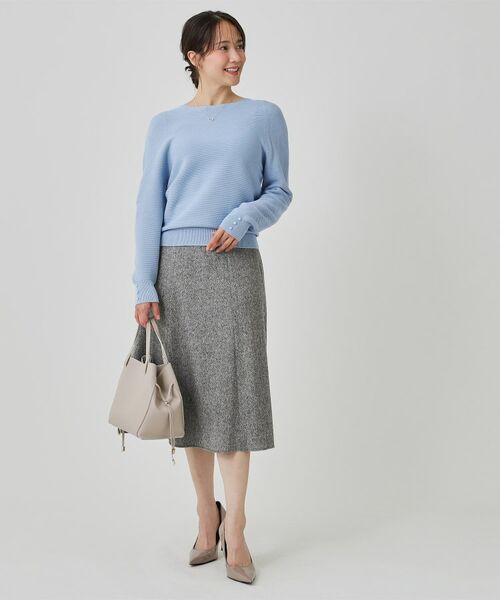 COUP DE CHANCE / クードシャンス スカート | 【日本製】ラメ混ツイードフレアースカート | 詳細6