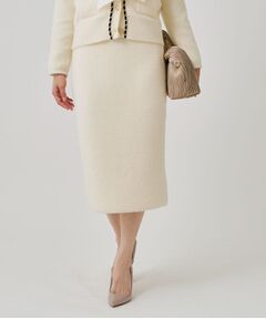 COUP DE CHANCE / クードシャンス スカート | 【手洗い可／セットアップ可】フェザーモールのニットスカート