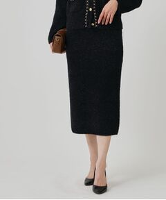 COUP DE CHANCE / クードシャンス スカート | 【手洗い可／セットアップ可】フェザーモールのニットスカート