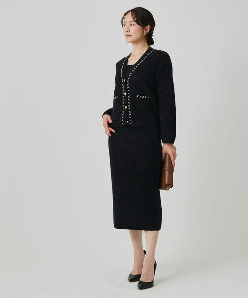 COUP DE CHANCE / クードシャンス スカート | 【手洗い可／セットアップ可】フェザーモールのニットスカート | 詳細6