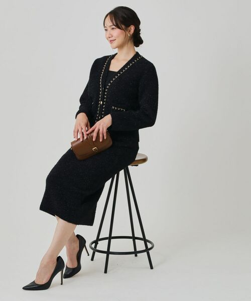 COUP DE CHANCE / クードシャンス スカート | 【手洗い可／セットアップ可】フェザーモールのニットスカート | 詳細7