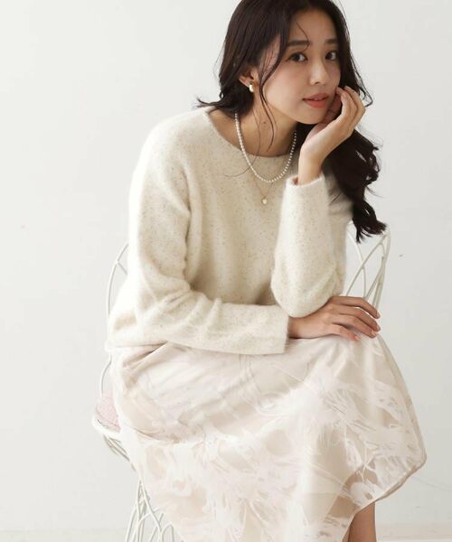 COUP DE CHANCE / クードシャンス スカート | 【手洗い可/日本製】フロッキープリントのスカート | 詳細22