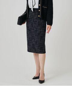 COUP DE CHANCE / クードシャンス ロング・マキシ丈スカート | 【日本製】ツイードタイトスカート