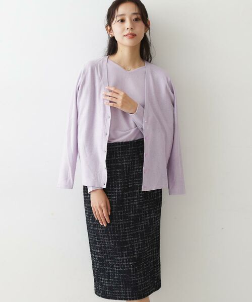 COUP DE CHANCE / クードシャンス ロング・マキシ丈スカート | 【日本製】ツイードタイトスカート | 詳細18