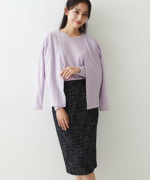 COUP DE CHANCE / クードシャンス ロング・マキシ丈スカート | 【日本製】ツイードタイトスカート | 詳細19