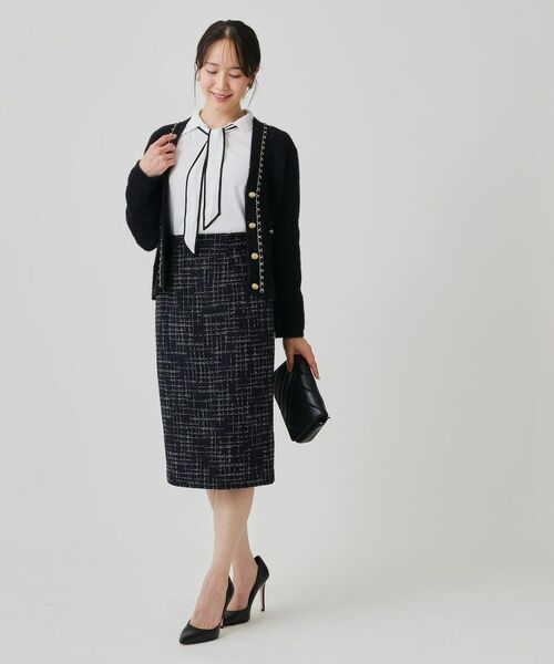 COUP DE CHANCE / クードシャンス ロング・マキシ丈スカート | 【日本製】ツイードタイトスカート | 詳細6