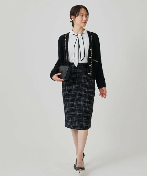 COUP DE CHANCE / クードシャンス ロング・マキシ丈スカート | 【日本製】ツイードタイトスカート | 詳細7