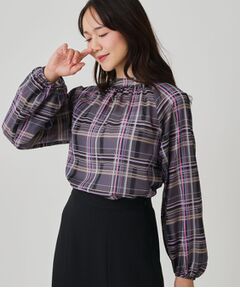 COUP DE CHANCE / クードシャンス シャツ・ブラウス | 【手洗い可／日本製】チェック柄ブラウス