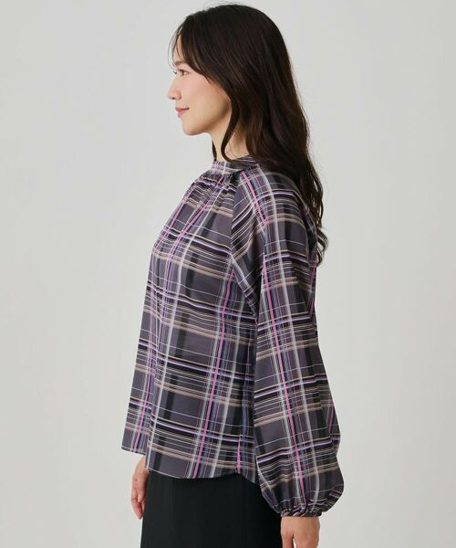 COUP DE CHANCE / クードシャンス シャツ・ブラウス | 【手洗い可／日本製】チェック柄ブラウス | 詳細10