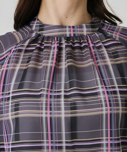 COUP DE CHANCE / クードシャンス シャツ・ブラウス | 【手洗い可／日本製】チェック柄ブラウス | 詳細12