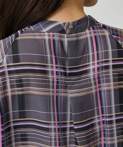 COUP DE CHANCE / クードシャンス シャツ・ブラウス | 【手洗い可／日本製】チェック柄ブラウス | 詳細13