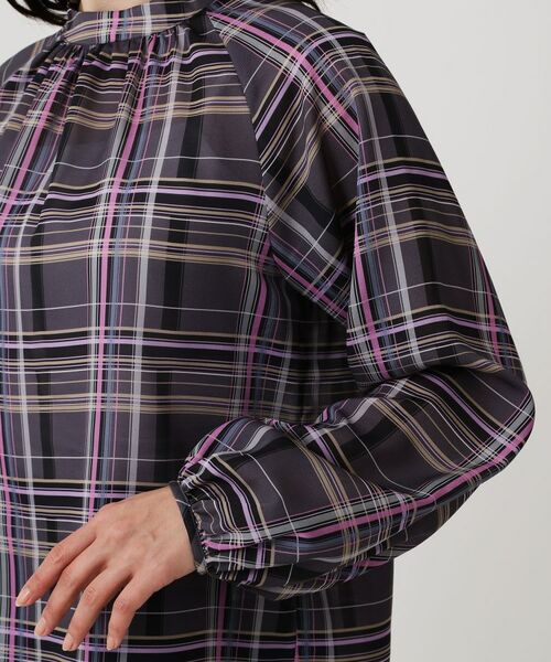 COUP DE CHANCE / クードシャンス シャツ・ブラウス | 【手洗い可／日本製】チェック柄ブラウス | 詳細14