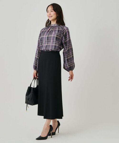 COUP DE CHANCE / クードシャンス シャツ・ブラウス | 【手洗い可／日本製】チェック柄ブラウス | 詳細7