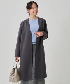 COUP DE CHANCE / クードシャンス その他アウター | 【日本製／ジャージ素材／裏地無し／軽い着心地】Iラインシルエットのコーディガン