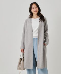 COUP DE CHANCE / クードシャンス その他アウター | 【日本製／ジャージ素材／裏地無し／軽い着心地】Iラインシルエットのコーディガン