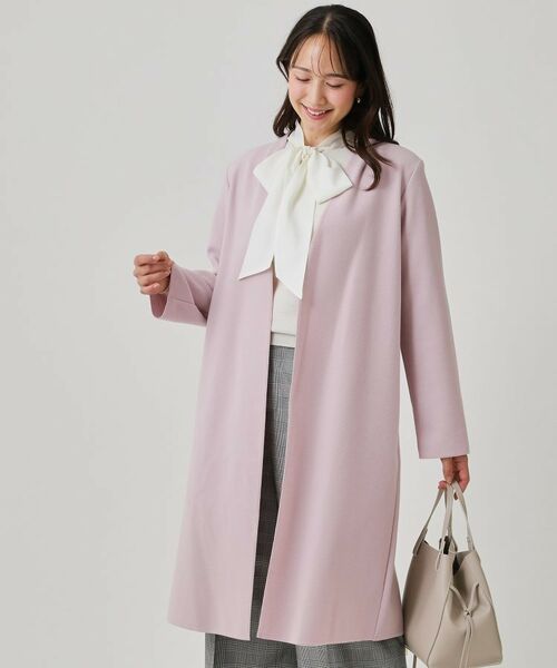 COUP DE CHANCE / クードシャンス その他アウター | 【日本製/ジャージ素材/裏地無し/軽い着心地】Iラインシルエットのコーディガン | 詳細16