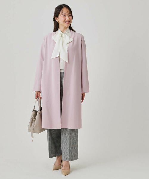 COUP DE CHANCE / クードシャンス その他アウター | 【日本製/ジャージ素材/裏地無し/軽い着心地】Iラインシルエットのコーディガン | 詳細17