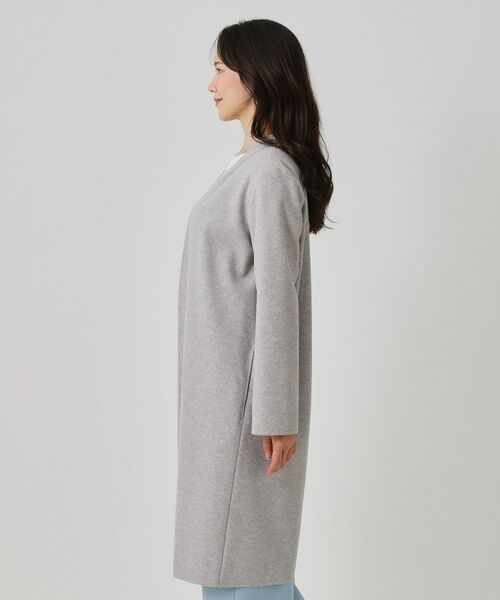 COUP DE CHANCE / クードシャンス その他アウター | 【日本製/ジャージ素材/裏地無し/軽い着心地】Iラインシルエットのコーディガン | 詳細25